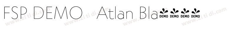 FSP DEMO   Atlan Bla字体转换